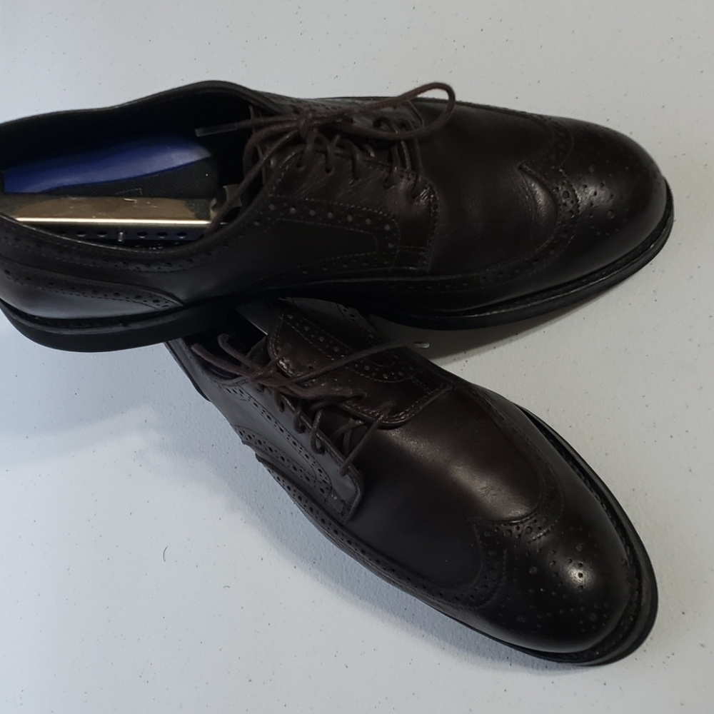 Allen edmonds dark chocolate brown road warriors